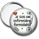 Miroir de poche - je suis une infirmière qui déchire