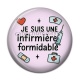 Cabochon Résine - je suis une infirmière qui déchire