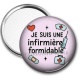 Miroir de poche - je suis une infirmière qui déchire