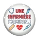 Cabochon Verre - je suis une infirmière qui déchire