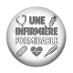 Cabochon Résine - je suis une infirmière qui déchire