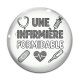 Cabochon Verre - je suis une infirmière qui déchire