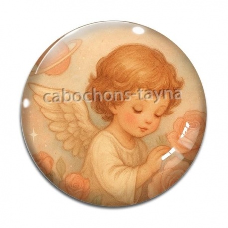 Cabochon Verre - ange