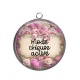 Pendentif Cabochon Argent - mode chieuse active