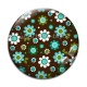 Cabochon Verre - fleurs