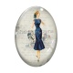Cabochon Verre Ovale - femme