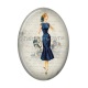 Cabochon Résine Ovale - femme