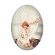 Cabochon Résine Ovale - femme