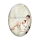 Cabochon Verre Ovale - femme