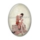 Cabochon Résine Ovale - femme