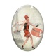 Cabochon Verre Ovale - femme