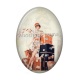 Cabochon Résine Ovale - femme
