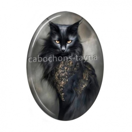 Cabochon Résine Ovale - roux
