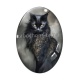 Cabochon Verre Ovale - roux