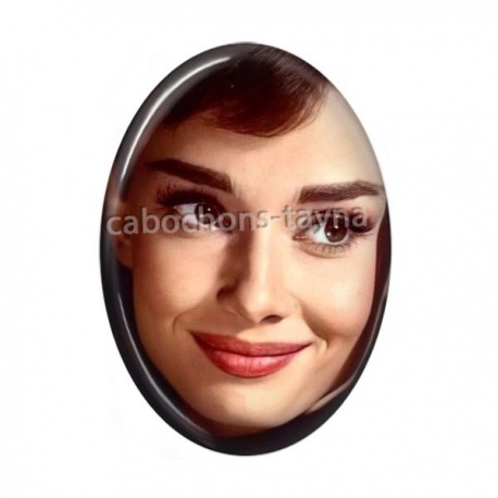 Cabochon Résine Ovale - roux