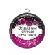Pendentif Cabochon Argent - chieuse ultra classe