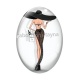 Cabochon Verre Ovale - roux