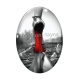 Cabochon Verre Ovale - roux