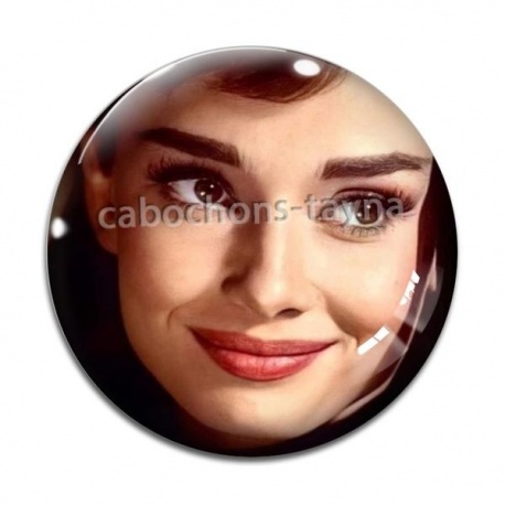 Cabochon Verre - commande roux