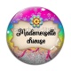 Cabochon Verre - mademoiselle chieuse