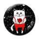Cabochon Verre - chat