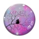 Cabochon Verre - chat