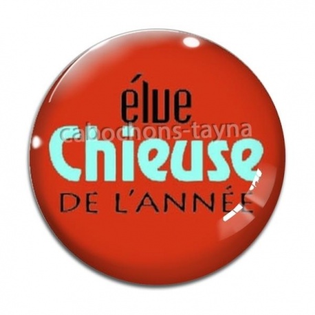 Cabochon Verre - élue chieuse de l'année