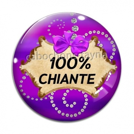 Cabochon Verre - 100 °/° chiante
