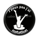 Cabochon Résine - j'peux pas j'ai natation