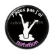 Cabochon Résine - j'peux pas j'ai natation