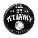 Cabochon Résine - roi de la pétanque