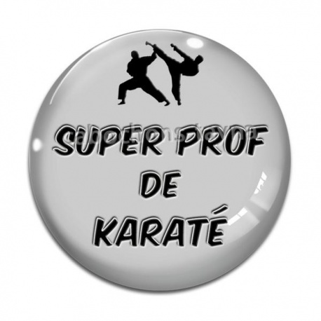 Cabochon Verre - super prof de karaté