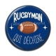 Cabochon Résine - rugbyman qui déchire