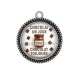 Pendentif Cabochon Argent - chocolat un jour chocolat toujours