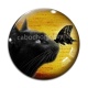 Cabochon Verre - chat