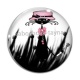 Cabochon Verre - chat noir