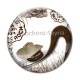 Cabochon Verre - chat