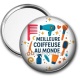 Miroir de poche - meilleure coiffeuse au monde