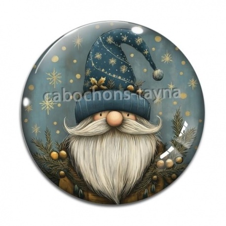 Cabochon Verre - gnome