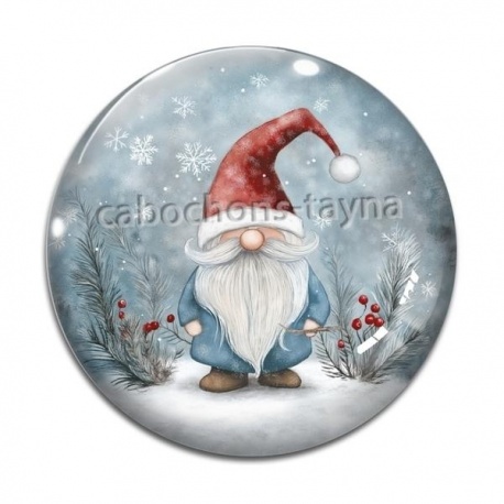 Cabochon Verre - gnome