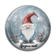 Cabochon Résine - joyeux noël gnome