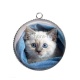 Pendentif Cabochon Argent - chaton