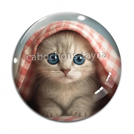 Cabochon Verre - chaton