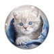 Cabochon Verre - chaton