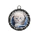 Pendentif Cabochon Argent - chaton