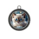 Pendentif Cabochon Argent - chaton
