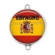 Connecteur Cabochon Argent - espagne