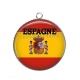 Pendentif Cabochon Argent - espagne