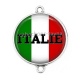 Connecteur Cabochon Argent - italie
