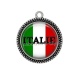 Pendentif Cabochon Argent - italie